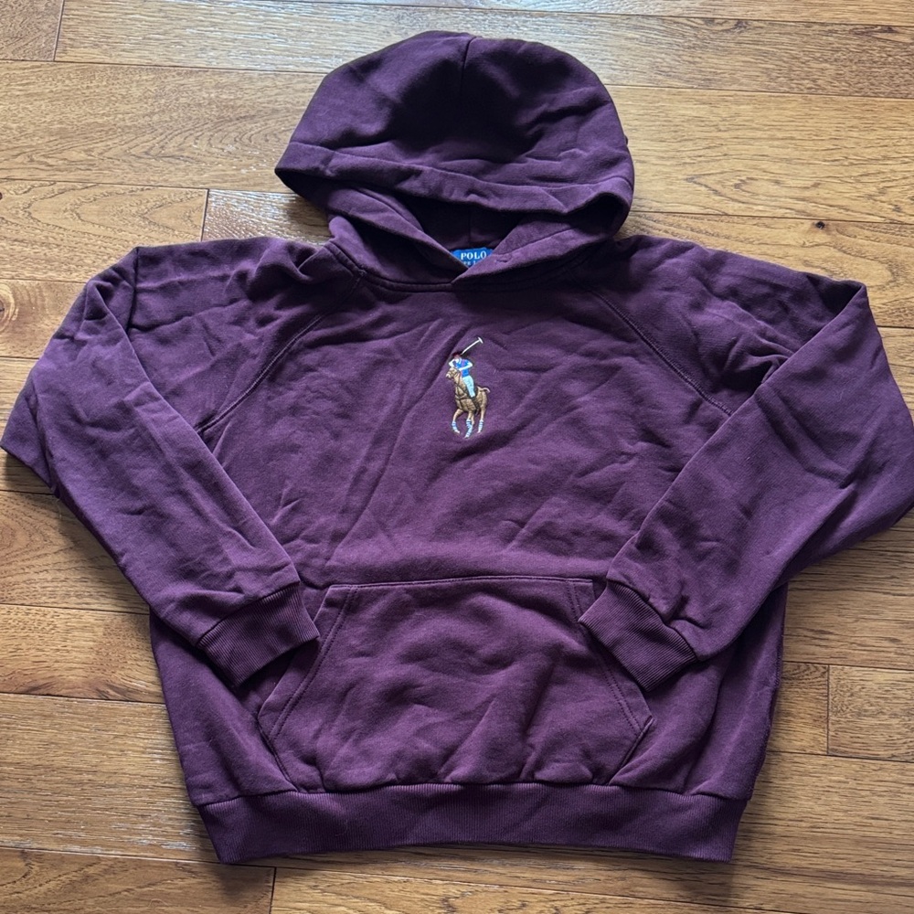 Polo by Ralph Lauren  Hoodie in maroon size Large